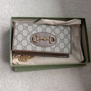 New Gucci 1955 Wallet on chain crossbody bag Auth